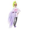 Barbie Extra Doll &Accessories with Neon Green Hair, Feather Boa & Pet Parrot view 4