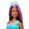 Barbie Mermaid Doll with Water-Activated Twinkle Light-Up Tail, Barbie Dreamtopia Mermaid Toys, Purple-Streaked Hair view 3