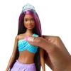 Barbie Mermaid Doll with Water-Activated Twinkle Light-Up Tail, Barbie Dreamtopia Mermaid Toys, Purple-Streaked Hair view 4