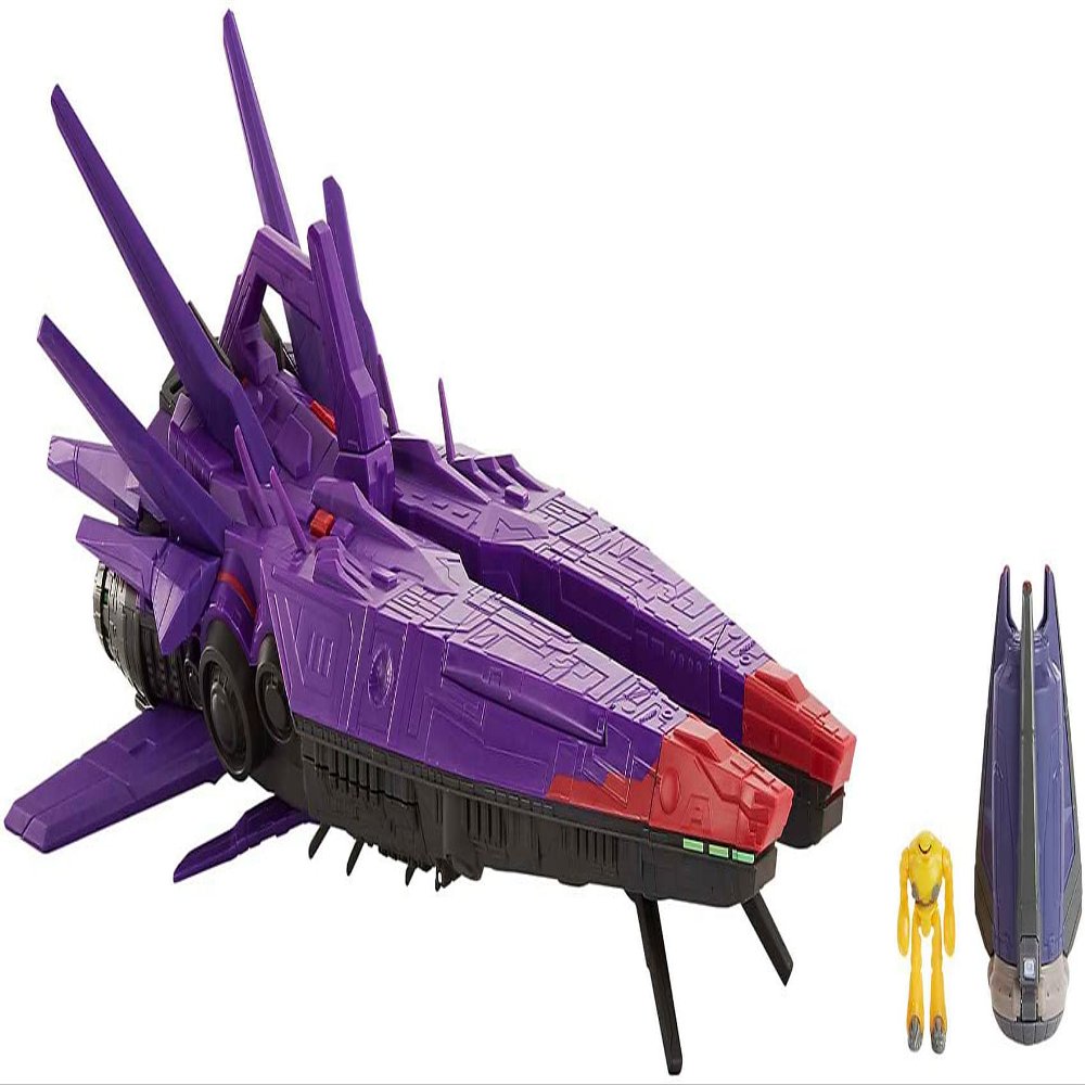 Mattel Lightyear Toys Disney Pixar Lightyear Hyperspeed Series Zurg Mothership 24 Inch Long Spacecraft with Authentic Detail, Mini Zyclops Figure, Toy Gift 4 Years & Up