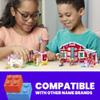 MEGA Barbie Pets Horse Toy Building Set with 3 Micro-Dolls and Accessories, 9 Pets, Easy-to-Build Horse Stables Playset, view 2