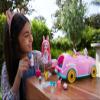 Mattel Enchantimals Bunnymobile Small Doll & Toy Car Playset with 10 Accessories Including Bunny Figure & Travel Gear, Pink Convertible Vehicle view 2