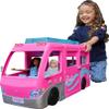 Barbie Camper, Doll Playset with 60 Accessories, 30-Inch-Slide and 7 Play Areas, Dream Camper view 1