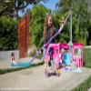 Barbie Camper, Doll Playset with 60 Accessories, 30-Inch-Slide and 7 Play Areas, Dream Camper view 2