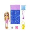 Barbie It Takes Two Camping Playset with Blonde Chelsea Small Doll Owl, Sleeping Bag & Accessories view 3