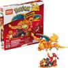 MEGA Pokmon Action Figure Building Toys for Kids, Charmander Evolution Set with 313 Pieces, 3 Poseable Characters, Charmeleon and Charizard view 1