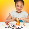 MEGA Pokmon Action Figure Building Toys for Kids, Charmander Evolution Set with 313 Pieces, 3 Poseable Characters, Charmeleon and Charizard view 2