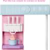 Barbie Careers Playset, Ice Cream Shop Set with Blonde Fashion Doll, Ice Cream Machine, Molds, Dough & Accessories view 4