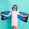 ArtCreativity Plush Wearable Butterfly Wings, 1 Pair, Butterfly Wings for Girls & Boys in Blue, Kids Butterfly Halloween Costume Made of Soft Material, Dress Up Accessories for Children view 4