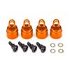 Traxxas 3767T Shock caps, Aluminum (Orange-Anodized) (4) (fits All Ultra Shocks) view 1