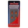 Traxxas 3767T Shock caps, Aluminum (Orange-Anodized) (4) (fits All Ultra Shocks) view 2