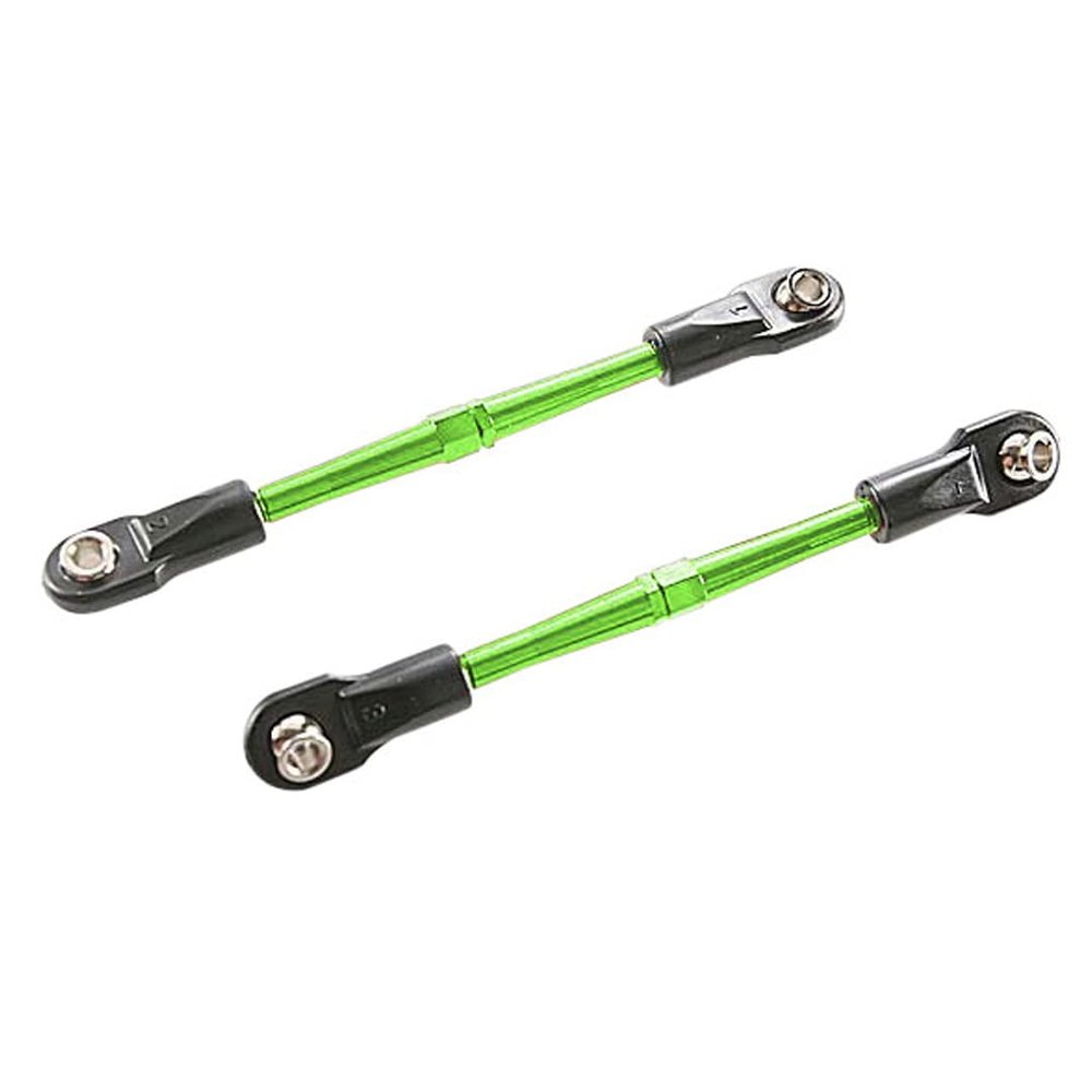 Traxxas 3139G Turnbuckles, aluminum (green-anodized), toe links, 59mm (2) (assembled w/ rod ends & hollow balls) (requires 5mm aluminum wrench #5477)