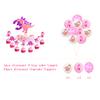 Dino-Rex Baby Grl 3rd Bday Party Decorations - Pink Dinosaur Supplies view 3