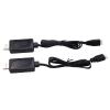 Blomiky 2 Pack 7.4V 1.6A Fast 2S Li-Po Li-ion Battery Charger Cable with XH-3P Connector for RC Boat, Truck, Drone, Cars, Vehicles view 1