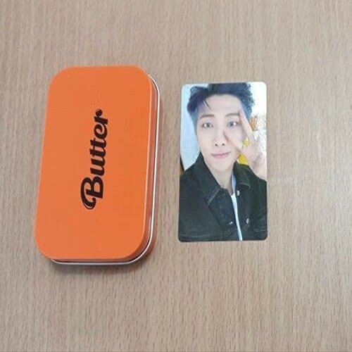 BTS Butter Official Weverse Pre-Order Benefit Peach Case + RM Photocard Set