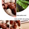 11.8in / Chess Sets Wooden Box Board Game with Storages Folding Chess Box - Parent-Child Interaction & Beginners Kids ( Color : Brown ) view 4
