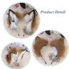 VIGVAN Handmade Wolf Fox Ears Animal Cosplay Cute Head Accessories for Halloween (Brown) view 4