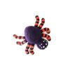 Pebble Purple Spider Rattle, Fair Trade, Machine Washable, 5-inch Length, Cotton Yarn view 1