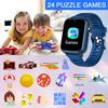 AIWIEP Smart Watch for Kids Age 3-12, Kids Smart Watch Boys with 24 Games HD Touch Screen Pedometer Camera Music Player Alarm Clock Flashlight 12/24 hr Toys for 6 7 8 9 10 Year Old Boy Birthday Gift view 3