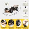 Pica Toys Wireless Remote Control Car Kit F1, Science Project Kit for Kids/Students/Education, STEM Project Model Car Kits to Build, Ideal Choice for Family and School view 3