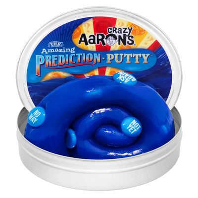 Crazy Aaron's Thinking Putty - Prediction - Blue Sensory Putty for Kids and Grown ups in a 4" Tin - Creative and Endless Fun, Stress Relief Therapy Toys, Never Dries Out - Made in USA