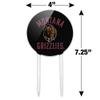 Acrylic University of Montana Grizzlies Cake Topper Party Decoration for Wedding Anniversary Birthday Graduation view 2