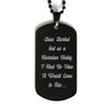 Cute But Rude Unique Chess Gifts, Chess Started Out as a Harmless Hobby. I Had No Idea It Would Come to, Love Holiday Black Dog Tag Gifts for Men Women view 1