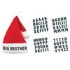 Amscan Plush Santa Hat with Customizable Stickers - 15" x 11" (Pack of 1) - Soft Red & White Fabric - Perfect Holiday Accessory view 1