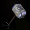 Marvel Hasbro Legends Series Thor Mjolnir Premium Electronic Roleplay Hammer with lights and sound FX, Multicolor (F3560) view 2