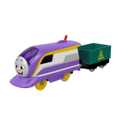 Thomas & Friends Motorized Toy Train Kana Battery-Powered Engine with Cargo for Pretend Play Preschool Kids Ages 3+ Years