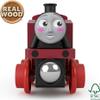 Thomas & Friends Wooden Railway, Rosie Engine, push-along toy train made from sustainably sourced wood for toddlers and preschool kids view 3