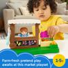 Fisher-Price Little People Toddler Toy Farmers Market Playset with Light Sounds & Figure for Preschool Pretend Play Kids Ages 1+ Years view 2