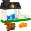 Fisher-Price Little People Toddler Toy Horse Stable Playset with Lights Sounds & Figure for Preschool Pretend Play Kids Ages 1+ Years view 1