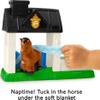 Fisher-Price Little People Toddler Toy Horse Stable Playset with Lights Sounds & Figure for Preschool Pretend Play Kids Ages 1+ Years view 4