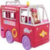 Barbie Chelsea Can Be Doll & Toy Fire Truck Playset with Blonde Small Doll, 2 Pets & 15+ Acessories, Open for Fire Station view 1