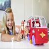 Barbie Chelsea Can Be Doll & Toy Fire Truck Playset with Blonde Small Doll, 2 Pets & 15+ Acessories, Open for Fire Station view 2
