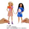 Barbie Fashions 2-Pack Clothing Set, 2 Outfits Doll Include Color-Blocked Shirt with Checkered Skirt, GRL PWR Dress & 2 Accessories view 3