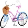 Barbie Doll and Bike Playset with Doll (11.5 in, Blonde), Bicycle with Rolling Wheels & Water Bottle Accessory, Gift for 3 to 7 Year Olds view 4