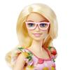 Barbie Fashionistas Doll, with Blonde Hair & Fruit Print Dress, Ruffled Sleeves, Orange Platform Heels, Pink Eyeglasses, Toy for Kids 3 to 8 Years Old view 3
