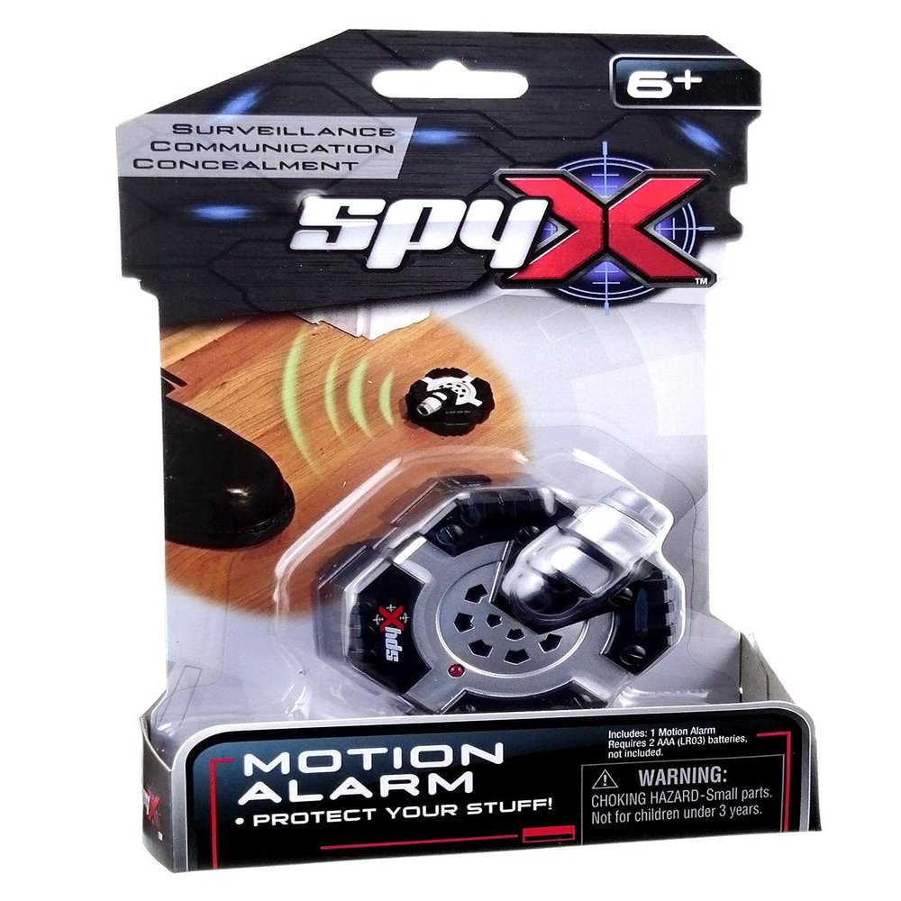 SpyX Motion Alarm - Detects Motion OR Vibration - Perfect Spy Gear for Kids 6+