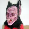 Bat Monster Mask Devil With Long Hair Horrible Decoration Latex Animal Head Mask Creepy Party Mask Halloween Costume Party view 2