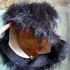 Bat Monster Mask Devil With Long Hair Horrible Decoration Latex Animal Head Mask Creepy Party Mask Halloween Costume Party view 3