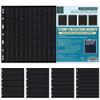 Stamp Collection Inserts - Collector Stamp Album 12 Sheets with 4 mixed sizes for Stamp Collection Binder Kit IS01MX112 view 1