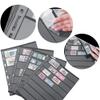 Stamp Collection Inserts - Collector Stamp Album 12 Sheets with 4 mixed sizes for Stamp Collection Binder Kit IS01MX112 view 4