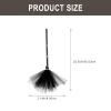 BESTOYARD Witch Broom Halloween Decoration Witch Flying Broomstick Witches Wizard Costume for Halloween Costume Props Black view 2