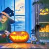 BESTOYARD Witch Broom Halloween Decoration Witch Flying Broomstick Witches Wizard Costume for Halloween Costume Props Black view 4
