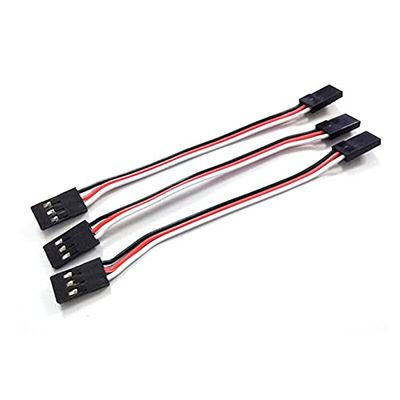 Replacement Part For 5Pcs/Lot 100MM 150MM 300MM 500mm Servo Extension Cord Male To Male For JR Plug Lead Wire Cable - (Color: 500MM)