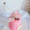 Metal Cake Decoration Star Moon Cake Topper For Birthday Wedding Valentine's Day Baby Shower Baking Party Supplies Gold view 2