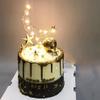 Metal Cake Decoration Star Moon Cake Topper For Birthday Wedding Valentine's Day Baby Shower Baking Party Supplies Gold view 3