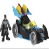 Fisher-Price Imaginext DC Super Friends Batman Toy Bat-Tech Racing Batmobile Car & Light-Up Figure for Preschool Pretend Play Kids Ages 3+ Years view 1